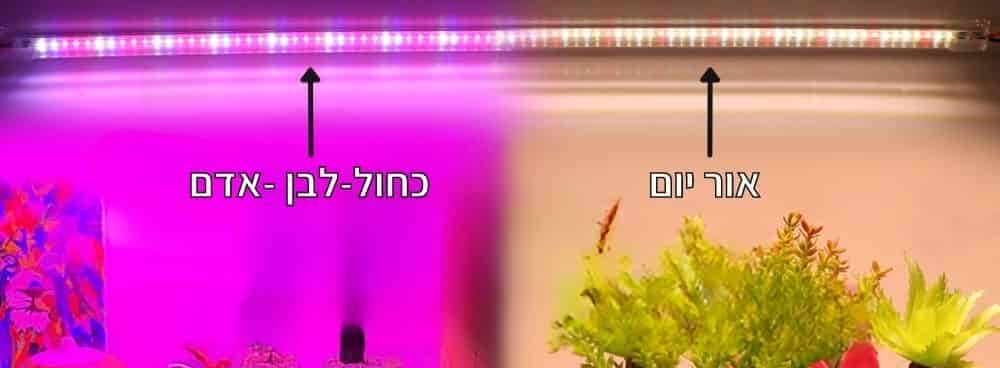 בר אור לגידול - 75 נוריות LED בעלות ספקטרום תאורה מלא עם מתג הפעלה