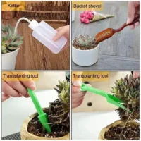 13Pcs-Garden-Planter-Kit-DIY-Sowing-Shovel-Scoop-Bucket-Spoon-Succulents-Seedlings-Tool-Bonsai-Fertilizer-Drilling-2 סט חובה הכולל 13 כלים ואביזרים מיוחדים לטיפוח וטיפול איכותי בצמחים