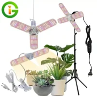 24W-36W-48W-Foldable-LED-Grow-Light-Full-Spectrum-E27-Plant-Growing-Light-Phytolamp-Bulb-For מנורת גידול LED מתקפלת לצמחים בעלת ספקטרום אור מלא 24W 36W 48W - מומלץ למגדלים !