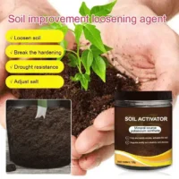90-200g-Soil-Activation-Treasure-Soil-Improvement-Loosening-Agent-Potassium-humate-Promote-Rooting-Plants-Growing-Fertilizer משפר קרקע חדשני לצמיחה מהירה ובריאה - מקדם שורשים חזקים, משפר את מבנה הקרקע ומאזן את ה-pH שלה.