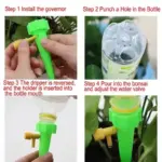 Automatic-Drip-Irrigation-System-Self-Watering-Spike-for-Flower-Plants-Greenhouse-Garden-Adjustable-Auto-Water-Dripper-3 מערכת השקיה עצמית להשקיה הדרגתית וממוקדת עד 15 יום ברציפות