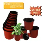 7-Size-Plastic-Nursery-Flowers-Pots-Nutrition-Grow-Bowl-Seedling-Tray-for-Garden-Desktop-Potted-Nursery.webp עציצי שתילה גמישים מפלסטיק לשימוש רב-פעמי - עם חורי ניקוז להנבטה, זריעה והעתקת שתילים | 50/100 יחידות במגוון גדלים לבחירה