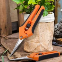 Garden-Pruning-Shears-Stainless-Steel-Pruner-Fruit-Picking-Secateurs-Potted-Weed-Pruning-Scissors-Straight-Elbow-Pruning-3.webp מזמרה מקצועית רב-שימושית לגינון עם להב מעוגל או ישר ארגונומית לחיתוך נוח | פלדת אל-חלד