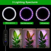 kf-S7698fee095964374973771784eb6e202d-10-LED-Ring-Grow-Lights-for-Indoor-Plants-Full-Spectrum-Large-Plant-Light-for-Indoor-Plants מנורת LED מקצועית בקוטר 25 סמ בעלת ספקטרום אור מלא - לצמחים גבוהים עד 1.5 מטר גובה