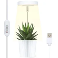 kf-S9d3e6a4436194050801774c508d08e5az תאורת LED מתכווננת לצמחים בעלת ספקטרום אור מלא - 4 מצבי עמעום + הגדרת זמן תאורה
