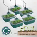 מיני חממה ביתית – ארגז זריעה מתקדם עם תאורת LED לנביטה מושלמת של זרעים וייחורים מיני חממה ביתית - ארגז זריעה מתקדם עם תאורת LED לנביטה מושלמת של זרעים וייחורים