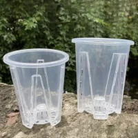 kf-S89de81b0c947417cba64a3711d6e3dd5a-10cm-5Pcs-Transparent-Flower-Pot-Potted-Phalaenopsis-Orchid-Green-Plant-Plastic-Seedling-Pot-Orchid-Pot-Gardening.webp 5 יח' עציצים שקופים גדולים ואיכותיים לגידול סחלבים, אורכידאות וצמחים טרופיים הדורשים אוורור