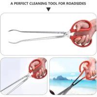 kf-Sfff0b0d41cc7436ab8030e7f83791bceY-Multi-function-Stainless-Steel-Tongs-Red-Handle-Anti-slip-Tooth-Clamp-of-Outdoor-Sea-Crab-Ricefield מלקחיים מקצועיות לטיפול בטרריום - לעיצוב, שתילה ותחזוקה מדויקים