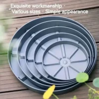 kf-S0961b1bff1c74d22859047bd763ebd60n-Plastic-Round-Flower-Pot-Drip-Tray-Plant-Tray-Durable-Thicker-Anti-Rot-Root-For-Indoors-Outdoors תחתית ניקוז עגולה מפלסטיק עם הגבהה לעציצים - הפתרון המושלם למניעת ריקבון שורשים ולאוורור מיטבי