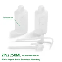 kf-S89e1d0d3cdbf4b3f8fd193c221910c60U-2Pcs-Tattoo-Wash-Bottle-250ml-8oz-Water-Squirt-Bottle-Succulent-Watering-Safety-Rinse-Bottle-Watering-Tools סט השקיה אוטומטי 2 ב-1 לצמחים ועציצים לשמירה על לחות מושלמת והשקיה בכל מצב