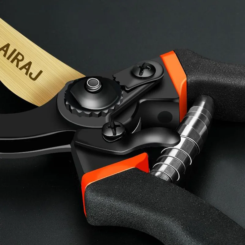 kf-S9e188a146a55420fa081da7cf2e617adH-pruners מזמרת גינון ארגונומית מקצועית בעלת להב פלדה חד במיוחד עם ציפוי טפלון - חזקה ועמידה במיוחד | לגיזום מושלם ומדויק 🌱