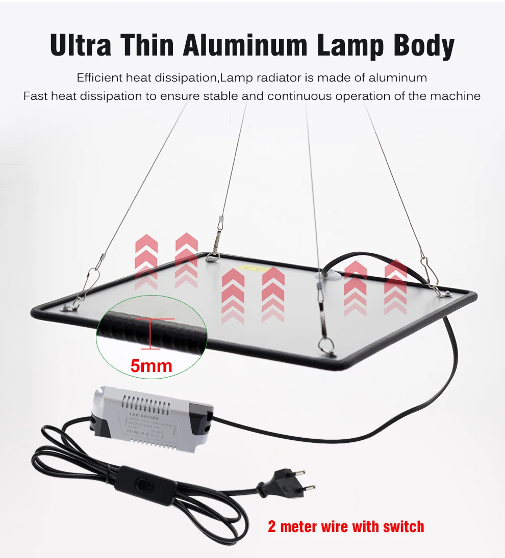 kf-Sec3d2226720749e9a20c7d08e1ba85b5z.webp מנורת גידול LED מקצועית לצמחים 1200W ספקטרום אור מלא בכיסוי עד 3 מר