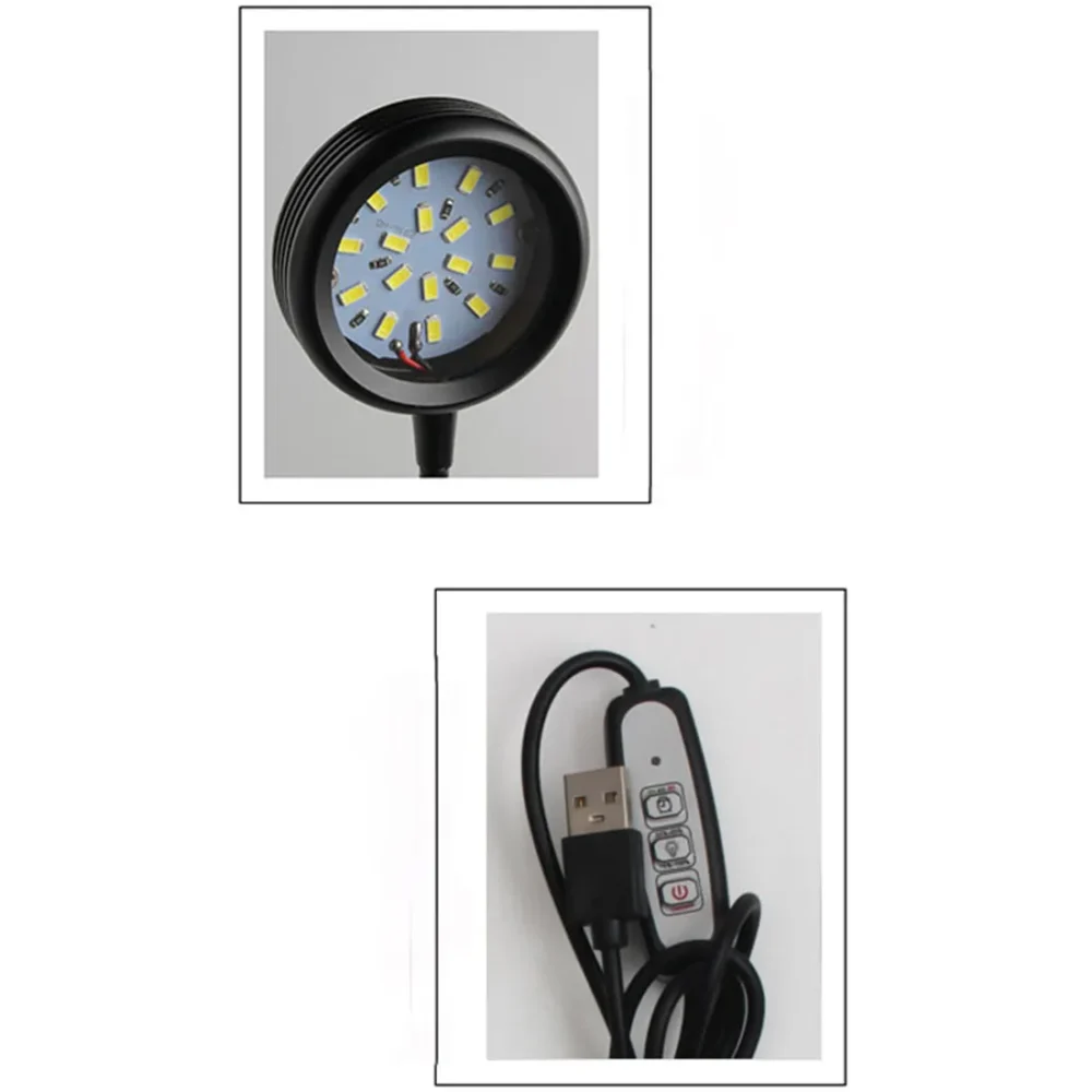 מנורת LED מתכווננת 5W לטרריום - תאורה 3000K-6000K חם / קר + דימר וטיימר