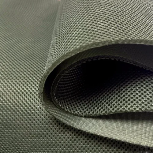 kf-Sb939f14d8ab444cca49373bcf350320ah-Ranger-Green-Black-3D-Sandwich-Mesh-Cloth-Three-layer-Bed-Sofa-Shoe-Fabric-Elastic-Breathable-Wear בד רשת סנדוויץ' תלת-שכבתי עשוי פוליאסטר - פתרון חכם לשיפור ניקוז, אוורור ועיצוב טרריומים