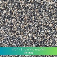 חול כנרת גודל גרגיר 1-3 חול כנרת גודל גרגיר 1-3