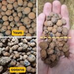 כדורי הידרוטון Hydroton, קרמזיט, ליקה מעוגלים כדורי הידרוטון Hydroton, קרמזיט, ליקה מעוגלים