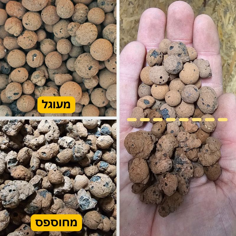 כדורי הידרוטון Hydroton, קרמזיט, ליקה מעוגלים כדורי הידרוטון Hydroton, קרמזיט, ליקה מעוגלים