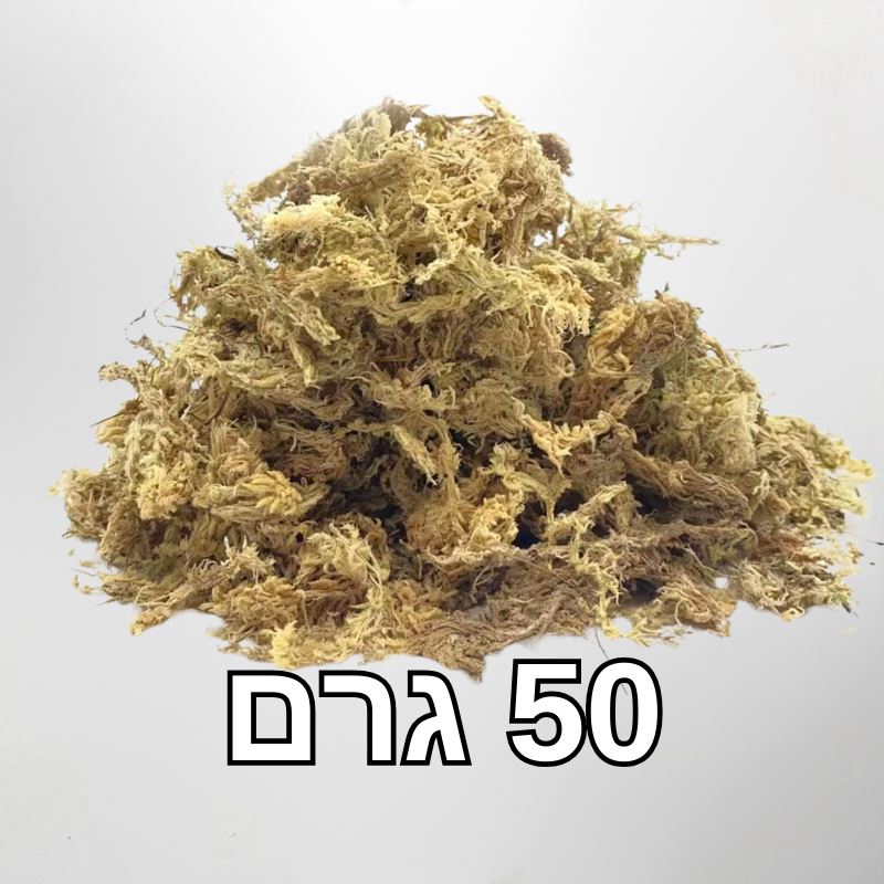 ספגנום מוס פרימיום ניו זילנדי 50 גרם ספגנום מוס פרימיום ניו זילנדי 50 גרם