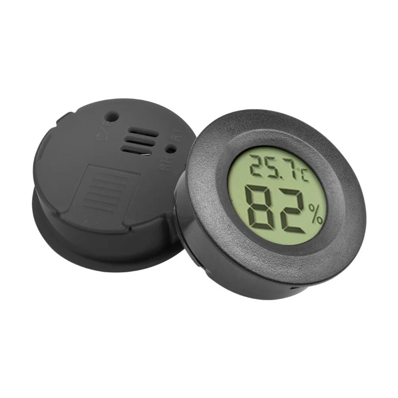 4 מד טמפרטורה ולחות דיגיטלי לעציצים עם תצוגת LCD - קטן וקומפקטי