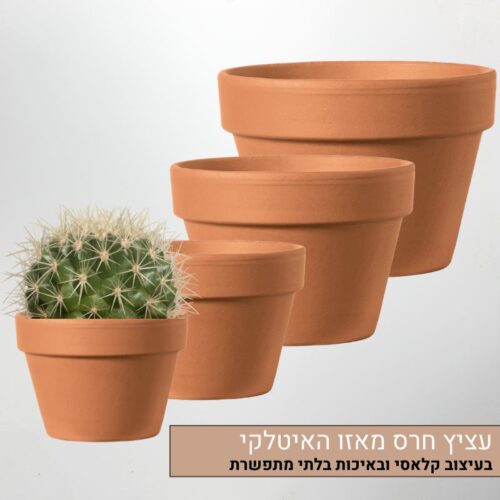 עציץ חרס מאזו האיטלקי עציץ חרס מאזו האיטלקי