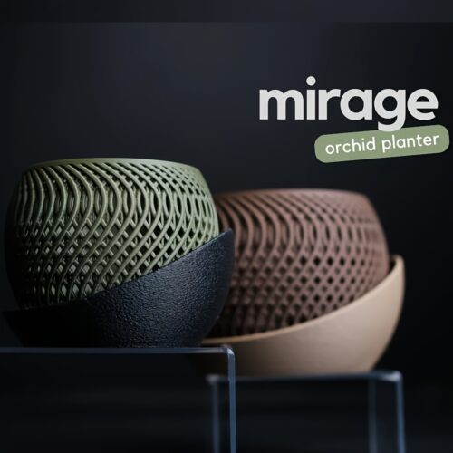 עציץ איכותי לסחלבים בעיצוב מודרני - Mirage Orchid Planter
