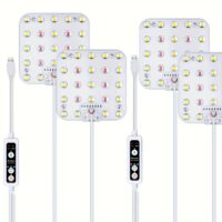 product-fancy-d4906e9a-b22f-4297-b738-098409566527 2 מנורת גידול מקצועית לצמחים מבית DOMMIA בעלות ספקטרום אור מלא וטיימר חכם - CRI 95 לנראות טבעית של הצמח