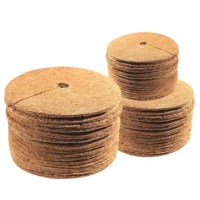 kf-H425398b6ddc0404b87bd6590eed616dcI חיפויי קוקוס עגולים לעציצים לשמירה על טמפרטורה מאוזנת והגנה מחיות - 2 יחידות
