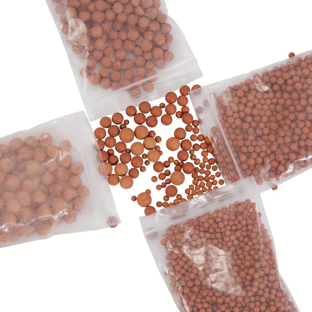 product-fancy-6bf99459-6244-4172-b615-6f234373f604 ערכת 4 גדלי אבני חימר לייקה הידרוטון טבעיות לשימוש בצמחים, טרריומים אקווריומים ועוד