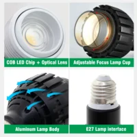 kf-S2c5b708cd8664b7481cfa11afca65d8dO נורת תאורה לצמיחת צמחים LED 4000K/6000K 12W/24W E27 מהירות התאורה מתכווננת זווית תאורה פנימית ירקות פירות צמחים