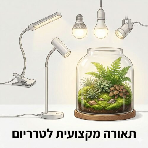 תאורה מקצועית לטרריום