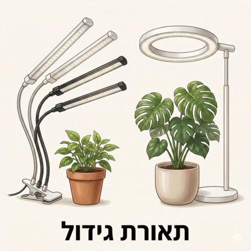 תאורות גידול לצמחים תאורות גידול לצמחים