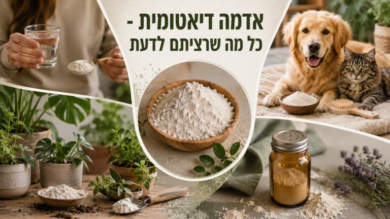 אדמה דיאטומית כל מה שרציתם לדעת אדמה דיאטומית כל מה שרציתם לדעת