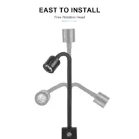 kf-S4fea83235f8a49f98ac655d5f5d634211 תאורת LED קומפקטית לטרריום - מנורת גידול עם ראש מתכוונן וקליפס