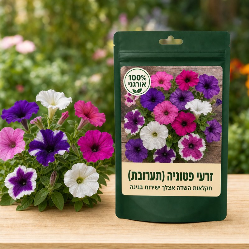 זרעי פטוניה (תערובת) זרעי פטוניה (תערובת) - Petunia mix 🌸