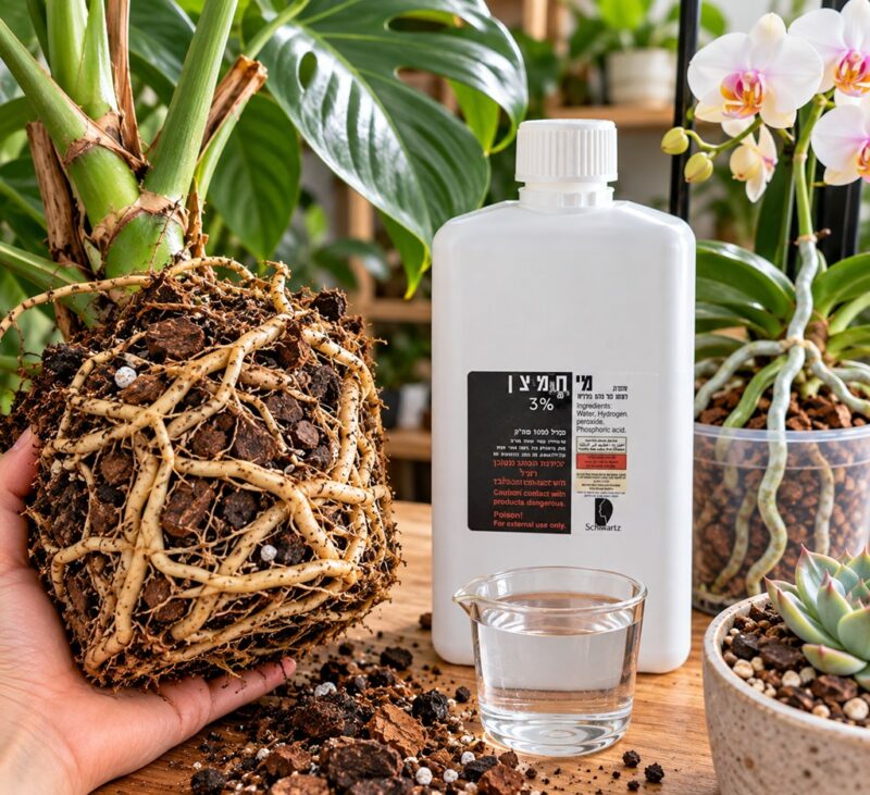 מי חמצן 3% מי חמצן 3% (Hydrogen Peroxide) | לניקוי וחיטוי ציוד וטיפול בצמחים